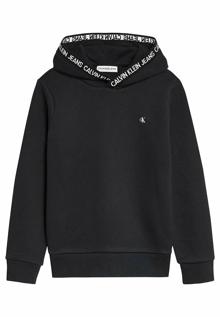 Calvin Klein Jeans INTARSIA LOGO HOODIE UNISEX - Sweat à Capuche - Ck Black 4 Calvin Klein Jeans INTARSIA LOGO HOODIE UNISEX - Sweat à Capuche - Ck Black – Image 4