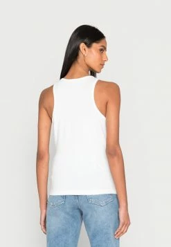 Calvin Klein Jeans AQUA SEASONAL TANK - Débardeur - Bright White -Calvin Klein Elegant Magasin 309f39b008014628b4290b660cacf27d