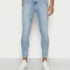 Calvin Klein Jeans HIGH RISE SKINNY ANKLE - Jeans Skinny - Denim Light