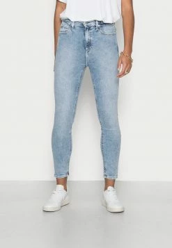 Calvin Klein Jeans HIGH RISE SKINNY ANKLE - Jeans Skinny - Denim Light