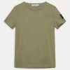 Calvin Klein Jeans BADGE FITTED - T-shirt Basique - Forest Khaki