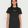 Calvin Klein Jeans LOGO TAPE MILANO DRESS - Robe En Jersey - Black