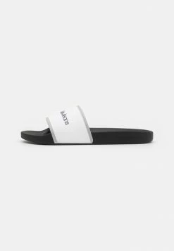 Calvin Klein Jeans SLIDE INSTITUTIONAL - Mules - Bright White
