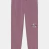 Calvin Klein Jeans MONOGRAM OFF PLACED - Pantalon De Survêtement - Dusky Orchid