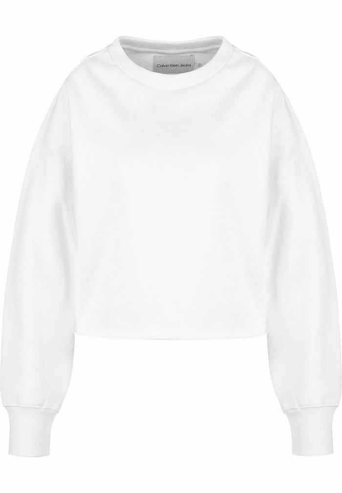 Calvin Klein Jeans Pullover - Bright White 1 Calvin Klein Jeans Pullover - Bright White