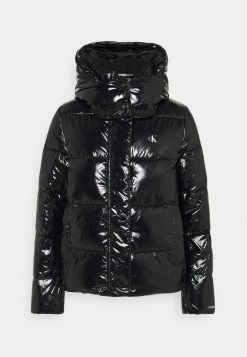 Calvin Klein Jeans HIGH SHINE PUFFER - Veste D'hiver - Black
