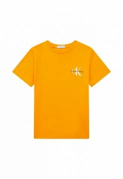 Calvin Klein Jeans CHEST MONOGRAM - T-shirt Basique - Orange Summit -Calvin Klein Elegant Magasin 34a72400f881418281f6360851a175e2