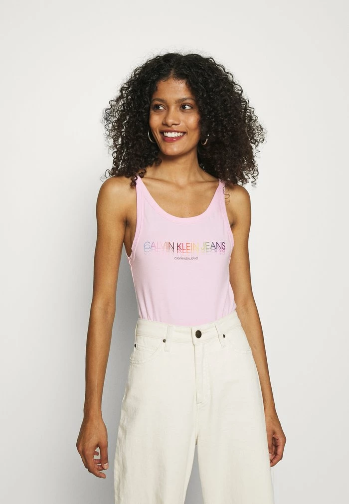 Calvin Klein Jeans PRIDE BODY - Débardeur - Sweet Lilac 1 Calvin Klein Jeans PRIDE BODY - Débardeur - Sweet Lilac