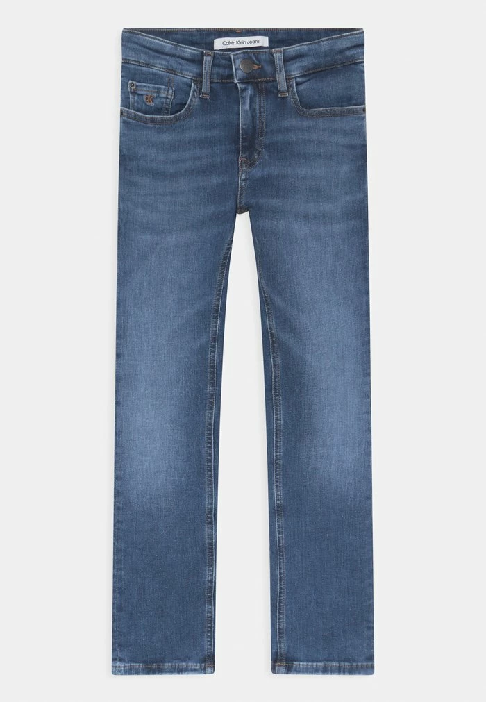 Calvin Klein Jeans SLIM - Jean Slim - Essential Mid Blue 1 Calvin Klein Jeans SLIM - Jean Slim - Essential Mid Blue