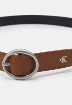 Calvin Klein Jeans CLASSIC ROUND BUCKLE BELT - Ceinture - Cognac -Calvin Klein Elegant Magasin 3606e8fd2aaa4909a43a0a8eace290e5