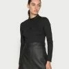 Calvin Klein Jeans COATED SKIRT MILANO DRESS - Robe De Jour - Black