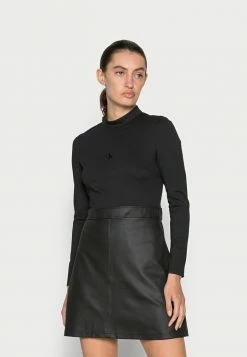 Calvin Klein Jeans COATED SKIRT MILANO DRESS - Robe De Jour - Black