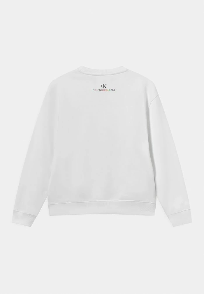 Calvin Klein Jeans PRIDE RELAXED GRAPHIC UNISEX - Sweatshirt - White 2 Calvin Klein Jeans PRIDE RELAXED GRAPHIC UNISEX - Sweatshirt - White – Image 2