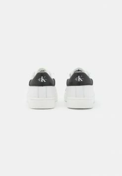 Calvin Klein Jeans CLASSIC CUPSOLE - Baskets Basses - White/black -Calvin Klein Elegant Magasin 38a84f82e8024543af876a2f09d624a5