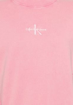 Calvin Klein Jeans MONOGRAM LOGO WASHED CREW NECK - Sweatshirt - Lipstick Pink 9 Calvin Klein Jeans MONOGRAM LOGO WASHED CREW NECK - Sweatshirt - Lipstick Pink -Calvin Klein Elegant Magasin 39607c3723fd42bb8fb8c7e3916f692a