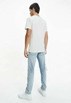 Calvin Klein Jeans BOXY LOGO - T-shirt Imprimé - Bright White -Calvin Klein Elegant Magasin 399166b5c69b43c5a70674b8d119c446