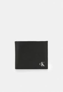 Calvin Klein Jeans PRINTED MONO BILLFOLD - Portefeuille - Black