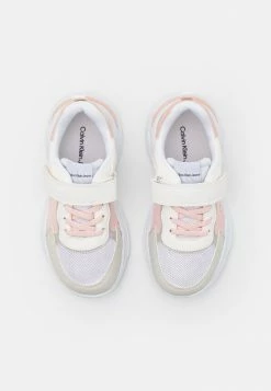 Calvin Klein Jeans Baskets Basses - Beige/white/pink -Calvin Klein Elegant Magasin 3b1e070fc481459a8f67280cd3772c8c