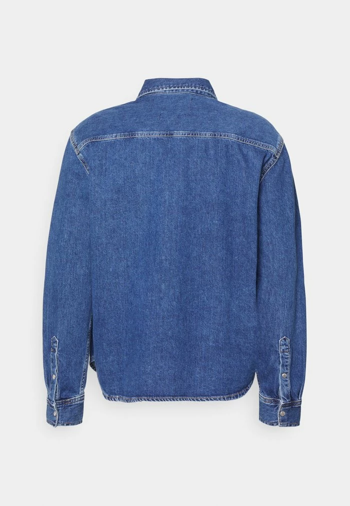 Calvin Klein Jeans RELAXED UTILITY UNISEX - Chemise - Denim Dark 2 Calvin Klein Jeans RELAXED UTILITY UNISEX - Chemise - Denim Dark – Image 2