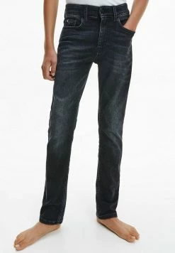 Calvin Klein Jeans Jean Droit - Dark Grey Recording Stretch