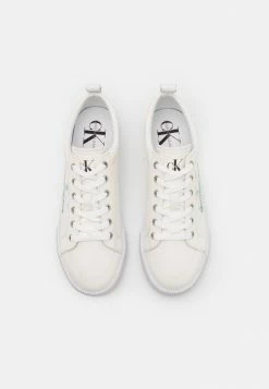 Calvin Klein Jeans LACEUP - Baskets Basses - Triple White -Calvin Klein Elegant Magasin 3c04cf88d52f4b6f93fbadbd5ba64f93