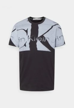 Calvin Klein Jeans BLOWN UP UNISEX - T-shirt Imprimé - Black