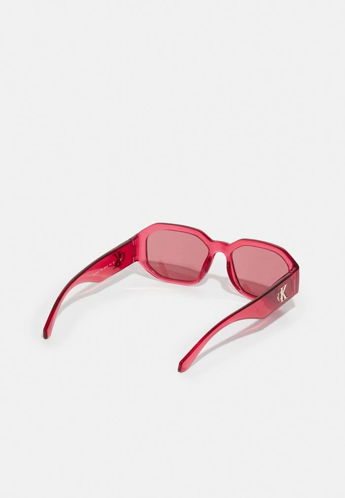 Calvin Klein Jeans UNISEX - Lunettes De Soleil - Transparent Red 2 Calvin Klein Jeans UNISEX - Lunettes De Soleil - Transparent Red – Image 2