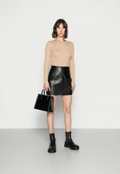 Calvin Klein Jeans SKIRT - Minijupe - Black -Calvin Klein Elegant Magasin 3d8abd8da8d943f09627a3588a243114