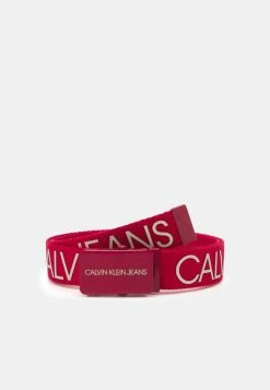 Calvin Klein Jeans LOGO BELT UNISEX - Ceinture - Pink