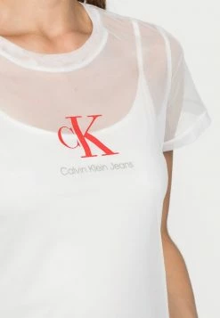 Calvin Klein Jeans BABY TEE - T-shirt Imprimé - Bright White -Calvin Klein Elegant Magasin 3dbf30eb0b0c4c6d84e14c2e392971c4