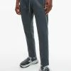 Calvin Klein Jeans ORGANIC BLEND JOGGERS - Pantalon De Survêtement - Gray Pinstripe