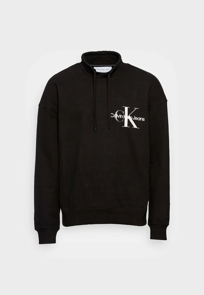 Calvin Klein Jeans TWO TONE MONOGRAM FUNNEL - Sweat à Capuche - Ck Black 4 Calvin Klein Jeans TWO TONE MONOGRAM FUNNEL - Sweat à Capuche - Ck Black – Image 4
