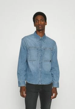 Calvin Klein Jeans LINEAR SHIRT - Chemise - Denim Medium