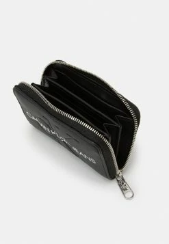 Calvin Klein Jeans ACCORDION ZIP AROUND - Portefeuille - Black -Calvin Klein Elegant Magasin 3fad7cf6d95645998b2bd85bb92cc7a1