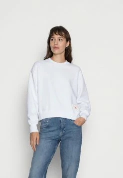 Calvin Klein Jeans ICONIC BOXY - Sweatshirt - Bright White