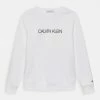 Calvin Klein Jeans INSTITUTIONAL LOGO UNISEX - Sweatshirt - Bright White