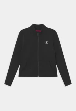 Calvin Klein Jeans REVERSIBLE ZIP THROUGH - Gilet - Black