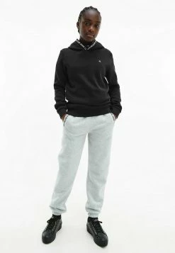 Calvin Klein Jeans INTARSIA LOGO HOODIE UNISEX - Sweat à Capuche - Ck Black