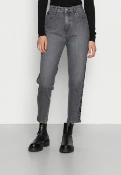 Calvin Klein Jeans MOM JEAN - Jean Boyfriend - Denim Grey