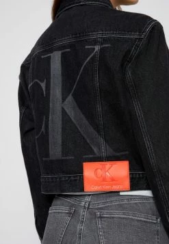 Calvin Klein Jeans CROPPED JACKET - Veste En Jean - Denim Black -Calvin Klein Elegant Magasin 41dc22562050490e80b9e6b8029077d8