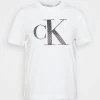 Calvin Klein Jeans BONDED FILLED TEE - T-shirt Imprimé - Bright White