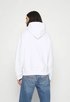 Calvin Klein Jeans MICRO BRANDING HOODIE - Sweat à Capuche - White -Calvin Klein Elegant Magasin 427ab3b32d2a426a9306fbf65bdea104