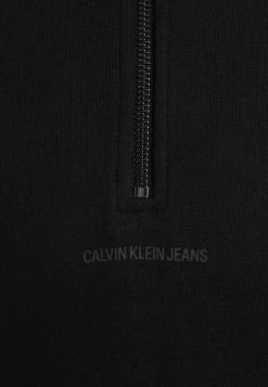 Calvin Klein Jeans LOGO MOCKNECK UNISEX - Sweatshirt - Black -Calvin Klein Elegant Magasin 4306347dff844fdbb929d870cfc9a9a8