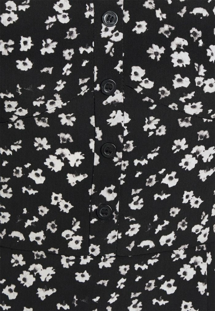 Calvin Klein Jeans OFF SHOULDER DRESS - Robe De Jour - Black/bright White 3 Calvin Klein Jeans OFF SHOULDER DRESS - Robe De Jour - Black/bright White – Image 3