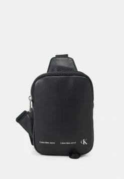 Calvin Klein Jeans LOGO STRIPE PHONE XBODY UNISEX - Sac Bandoulière - Black