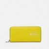 Calvin Klein Jeans SCULPTED ZIP AROUND TWO TONE - Portefeuille - Super Lemon