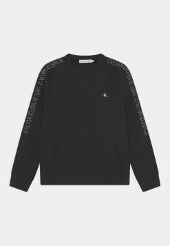 Calvin Klein Jeans SHADOW LOGO TAPE - Sweatshirt - Black