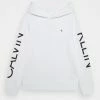 Calvin Klein Jeans HERO LOGO HOODIE - Sweat à Capuche - White