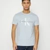 Calvin Klein Jeans SEASONAL MONOGRAM TEE - T-shirt Imprimé - Bayshore Blue