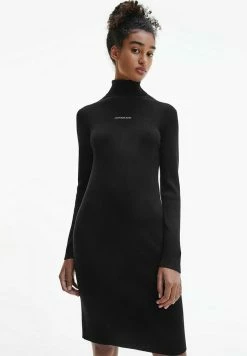 Calvin Klein Jeans ROLL - Robe Fourreau - Ck Black